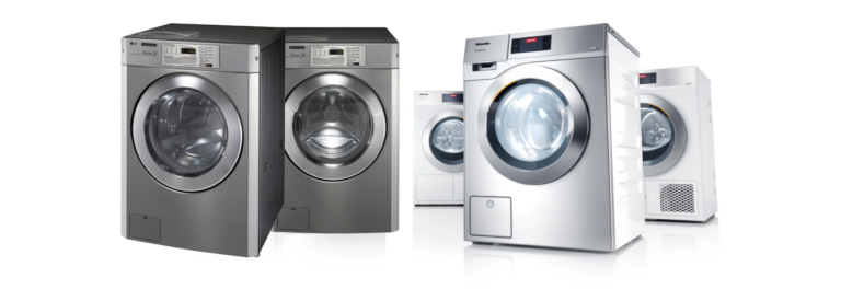 Équipements et mise à disposition de laverie libre service pour les campings